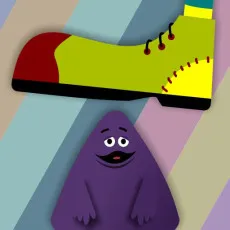 Play Grimace Vs Giant Clown Shoes game